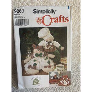 Simplicity Gingerman People Sewing Pattern 9880 - Uncut